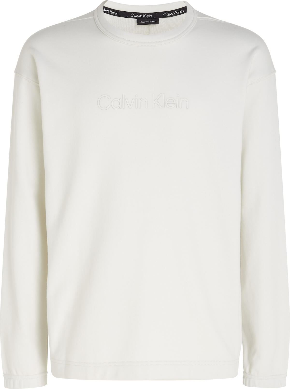 Calvin Klein PW - PULLOVER Erkek Beyaz Sweatshirt