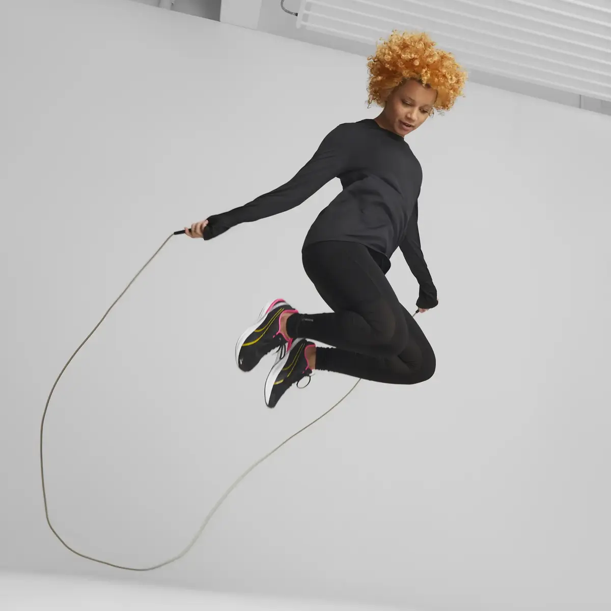 Puma RUN FAV REG RISE LONGTIGHT W Siyah Kadın Tayt