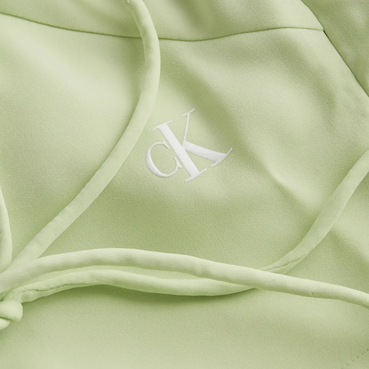 Calvin Klein TIE DETAILING LONG S Kadın Yeşil Gömlek
