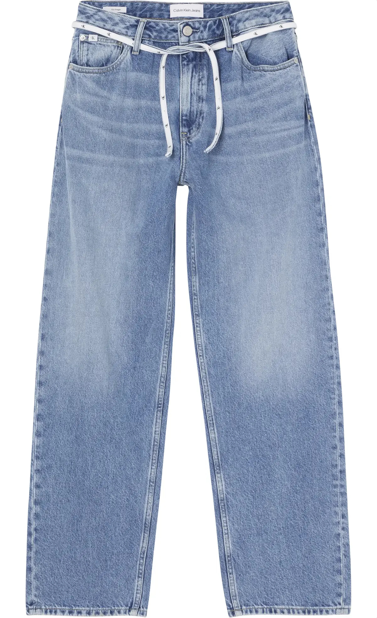 Calvin Klein 90S STRAIGHT Kadın Mavi Kot Pantolon
