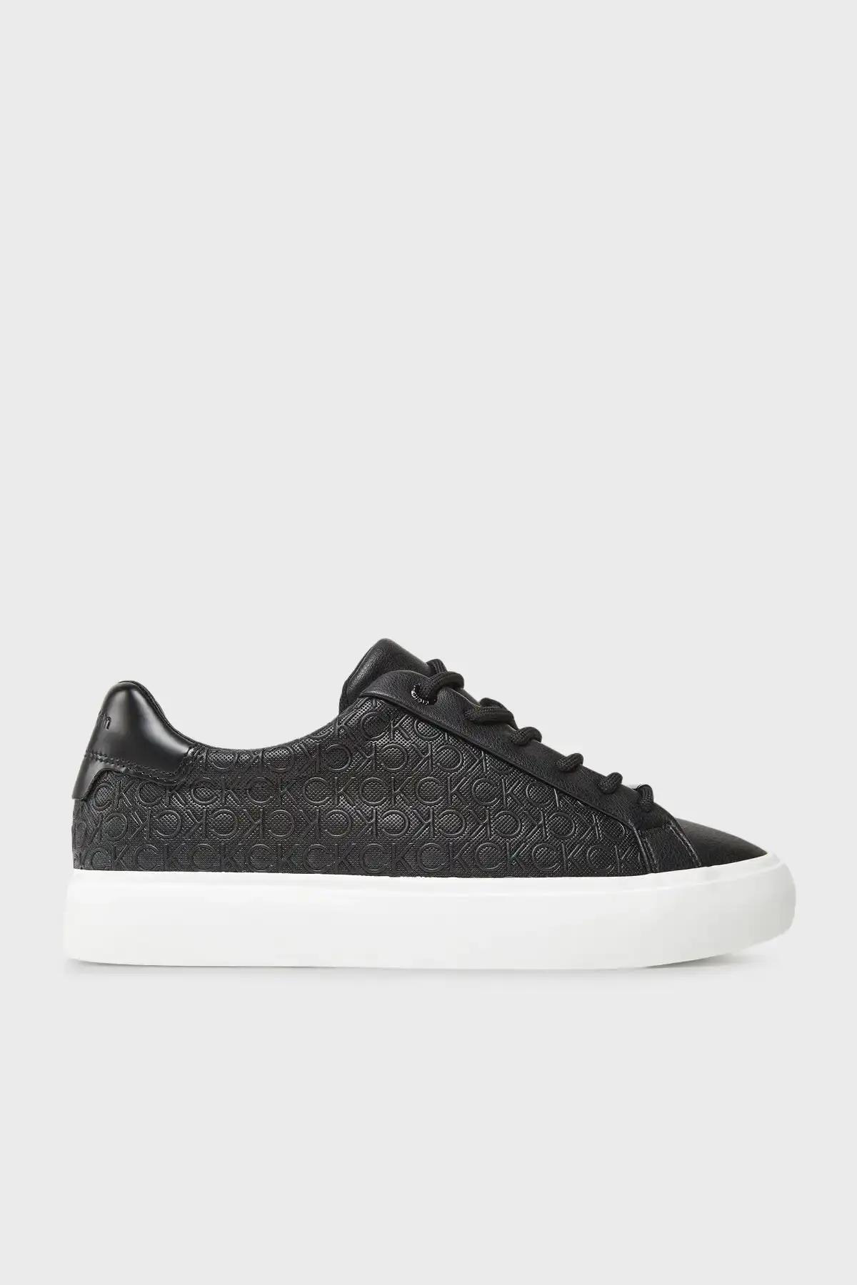 Calvin Klein VULC LACE UP MONO PU Siyah Kadın Günlük Spor Ayakkabı