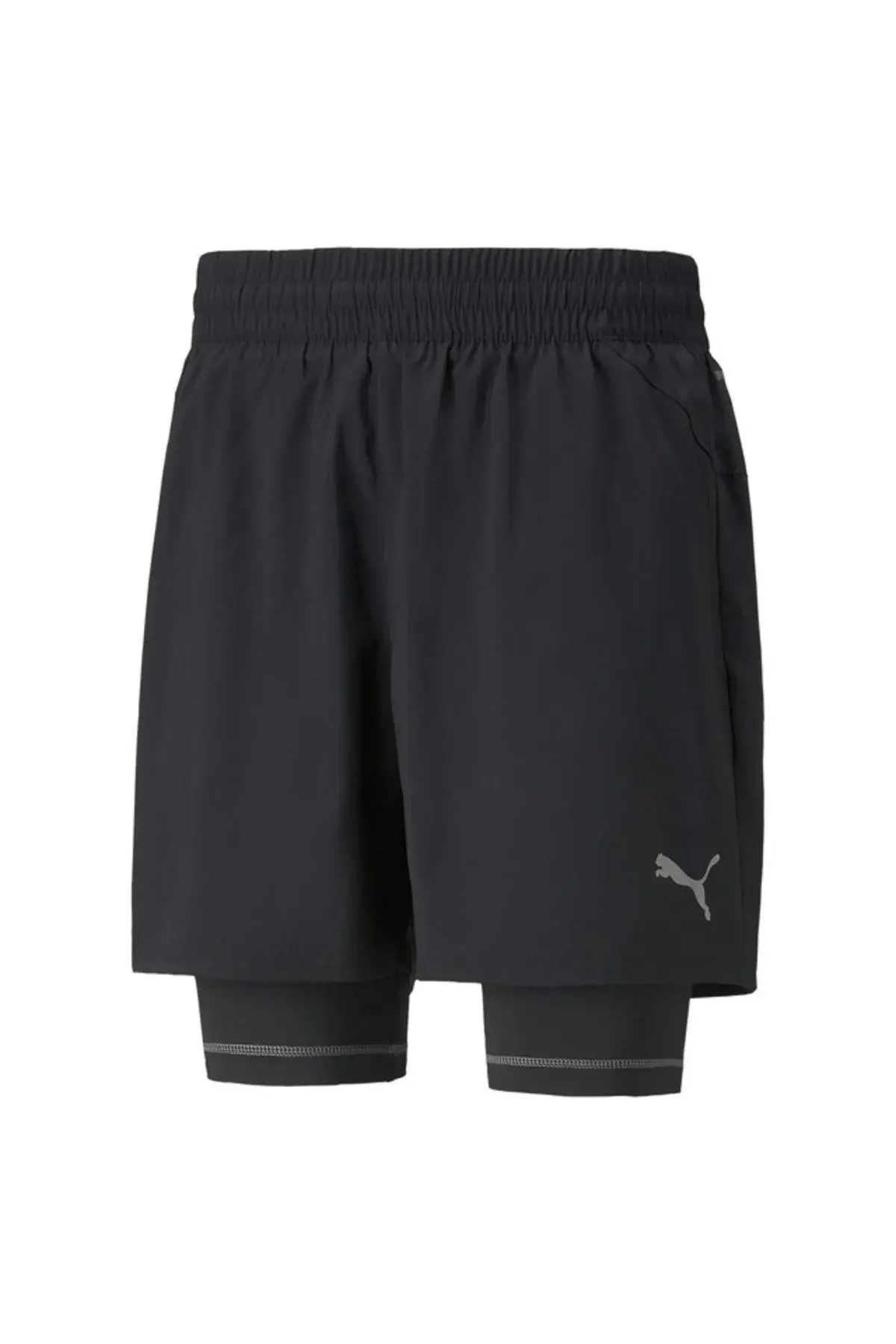 Puma Run 2In1 5 Short M Siyah Erkek Şort