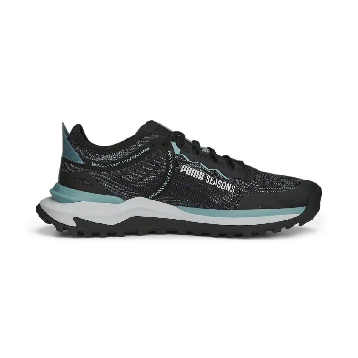 Puma Voyage Nitro 2 PUMA Black-Adriatic Siyah Kadın Spor Ayakkabı