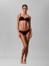 Calvin Klein LIGHTLY LINED BALCON Siyah Balenli Sütyen