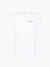 Calvin Klein CHEST INSTITUTIONAL Erkek Beyaz T-Shirt