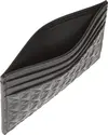 Calvin Klein EMBOSSED EMBLEM CARD CASE Erkek Siyah Cüzdan