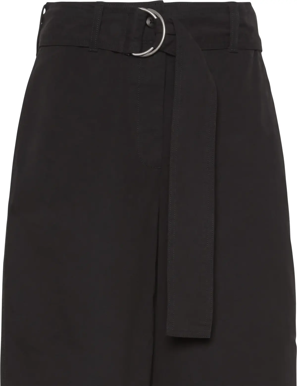 Calvin Klein COTTON SEAMED PANT Kadın Siyah Kumaş Pantolon