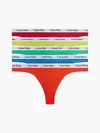 Calvin Klein THONG 5PK Kadın Renkli Tanga Set