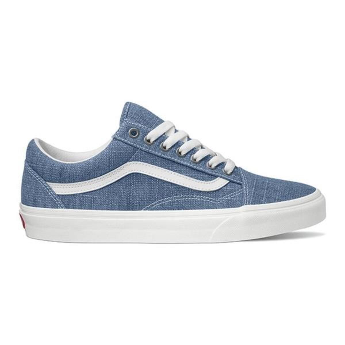 Vans Old Skool Mavi / Beyaz Unisex Günlük Spor Ayakkabı