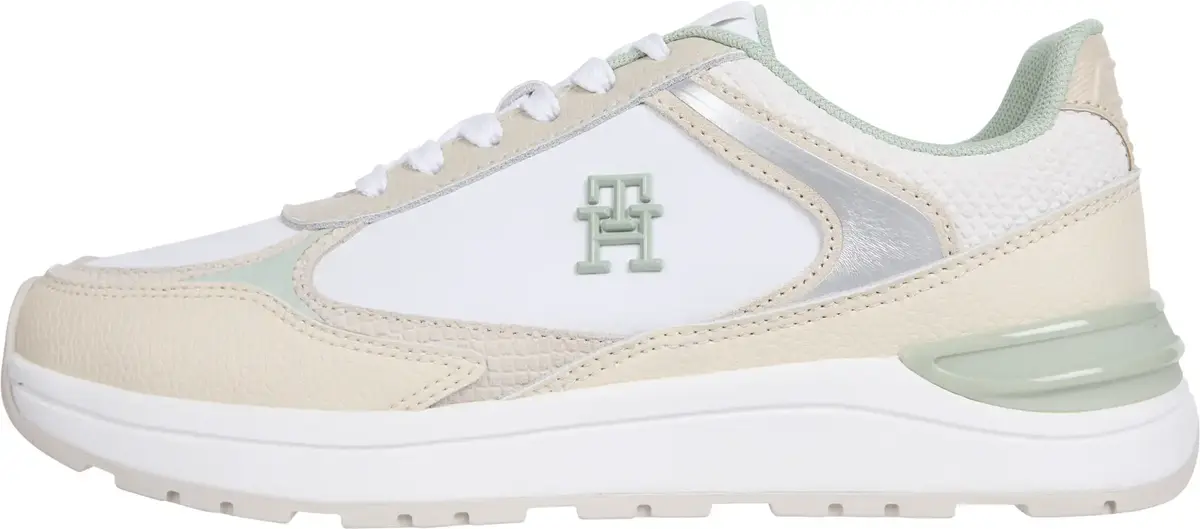 Tommy Hilfiger CASUAL FASHION RUNNE, 0LB Krem Kadın Spor Ayakkabı & Sneaker