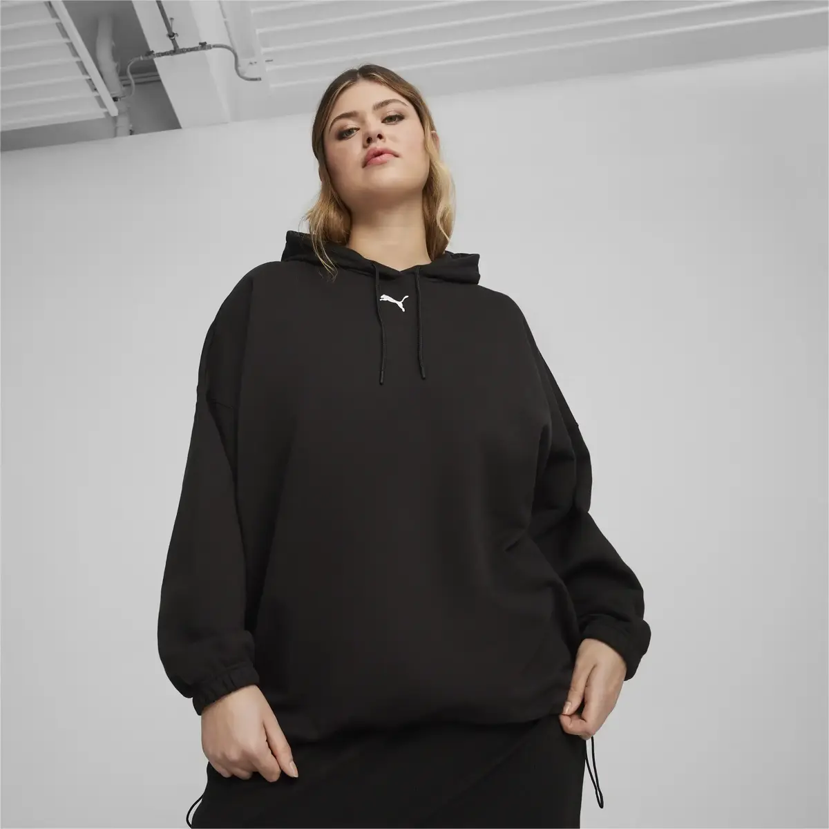 Puma Dare To Oversized Hoodie TR Siyah Kadın Sweatshirt