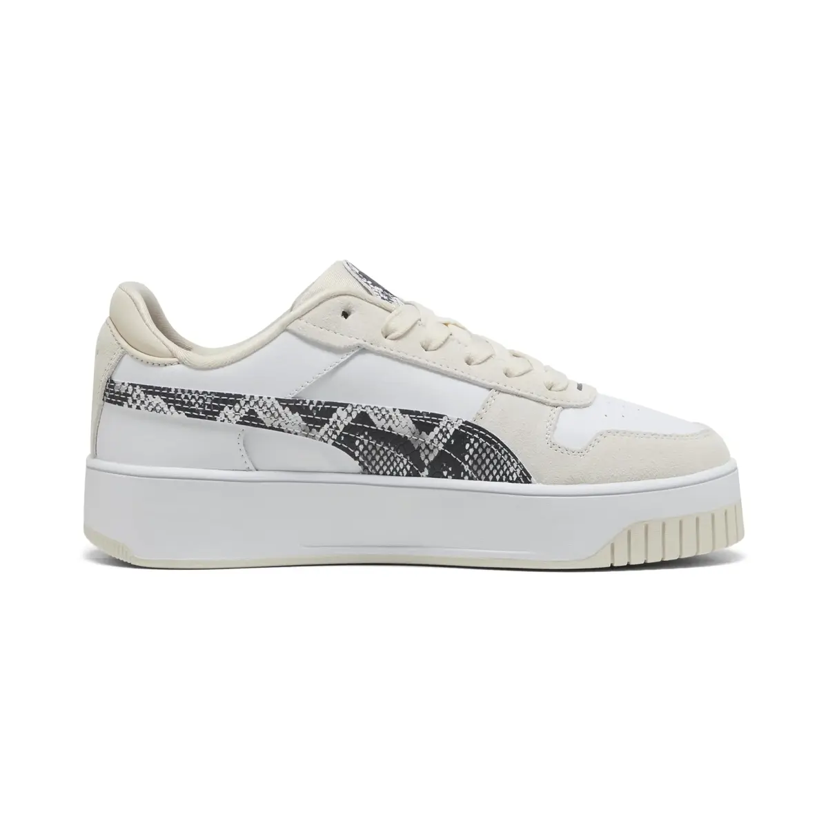 PUMA Carina Street Snake Chic Beyaz Kadın Günlük Spor Ayakkabı