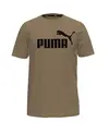 Puma ESS Logo Tee Kahverengi Erkek T-Shirt