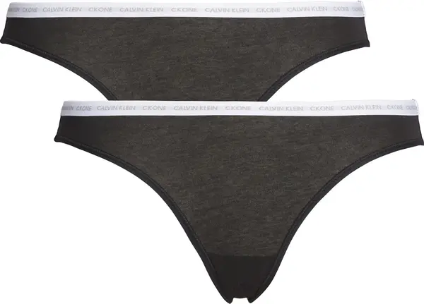 Calvin Klein BIKINI 2PK Kadın Siyah Bkini Külot Set