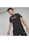 Puma Pl Metal Energy Logo Tee Siyah Erkek T-Shirt
