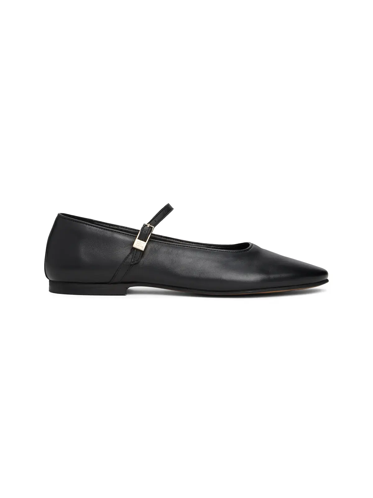 Tommy Hilfiger SMOOTH LEATHER MARYJ Kadın Siyah Babet