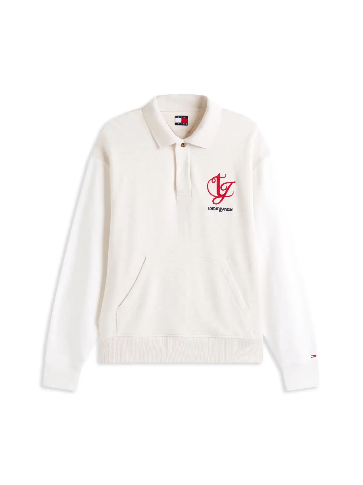 Tommy Hilfiger TJM RLX COLORBLOCK M, AE3 Krem Erkek Polo T-Shirt