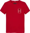 Tommy Hilfiger TH GRAPHIC REG TEE S, XLG Kırmızı Erkek Çocuk T-Shirt & Polo