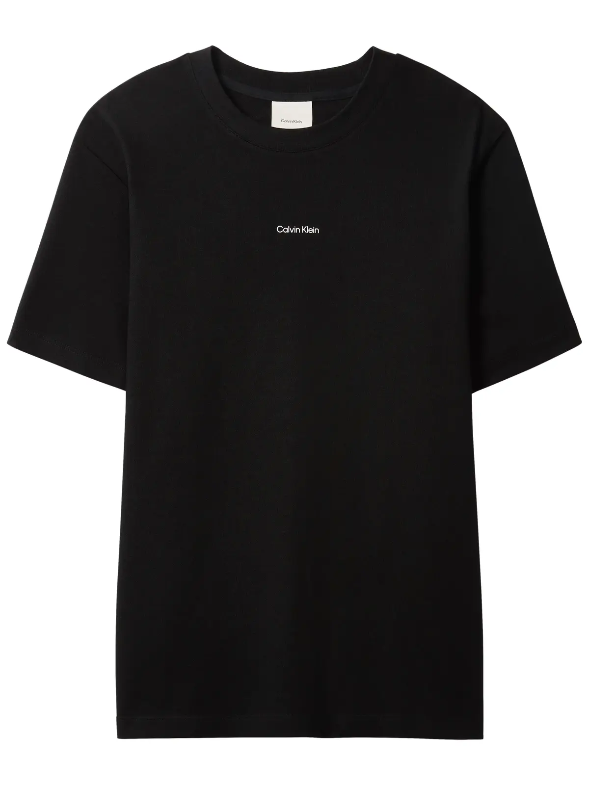 Calvin Klein SS STRETCH COTTON PI, UB1 Siyah Erkek T-Shirt