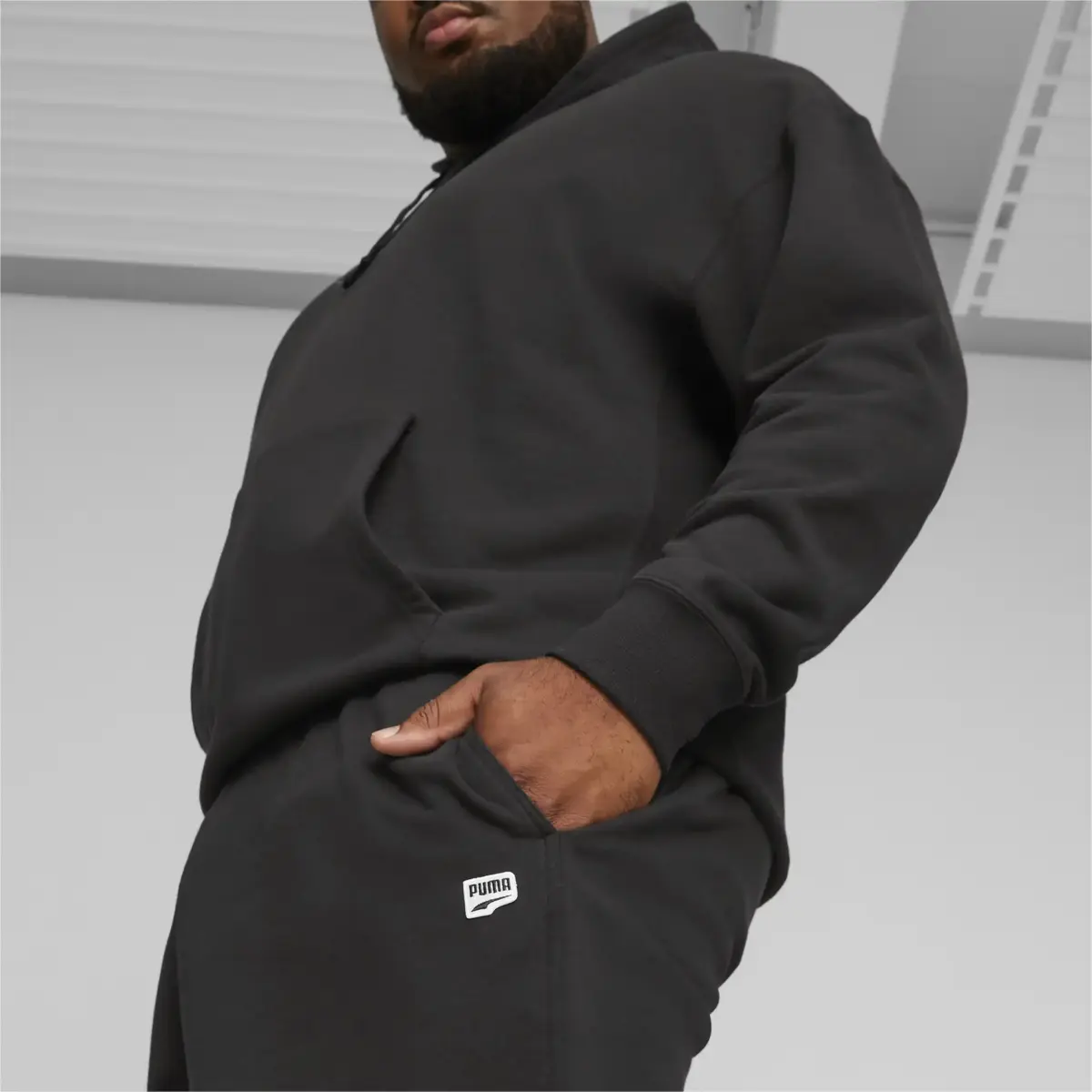 Puma DOWNTOWN Sweatpants Siyah Erkek Eşofman Altı