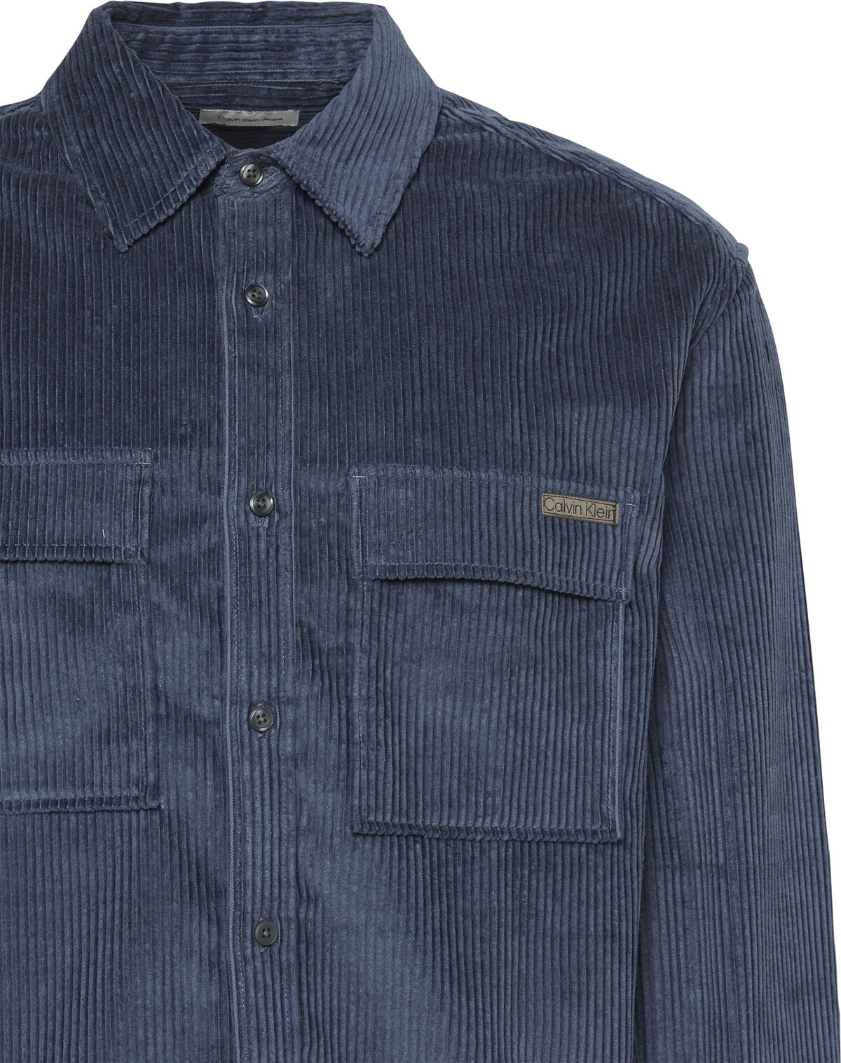 Calvin Klein LS CORDUROY POCKET RELAXED SHIRT Mavi Erkek Gömlek Calvin Klein LS CORDUROY POCKET RELAXED SHIRT Mavi Erkek Gömlek
