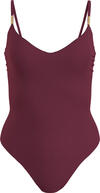 Calvin Klein ONE PIECE Kadın Bordo Mayo