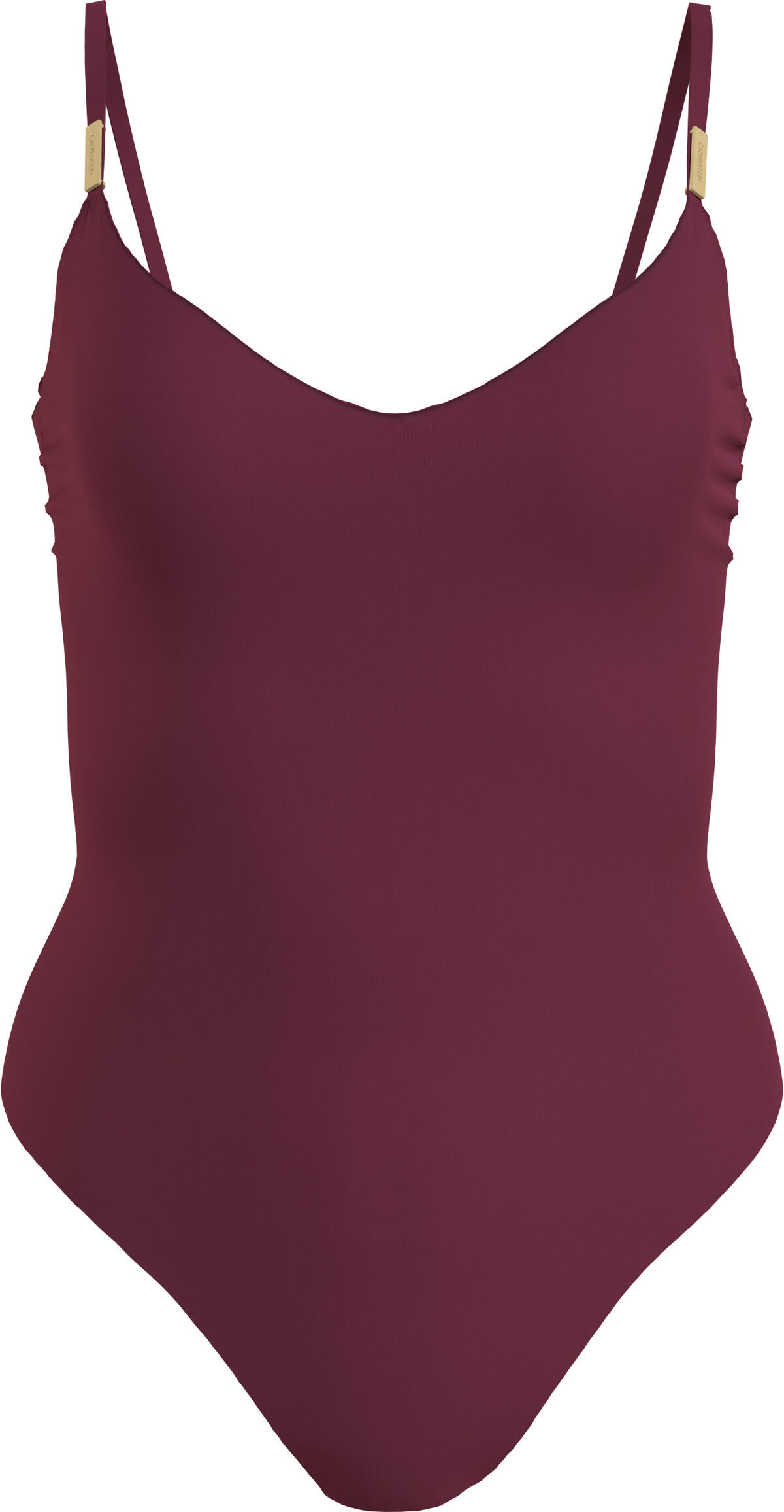 Calvin Klein ONE PIECE Kadın Bordo Mayo