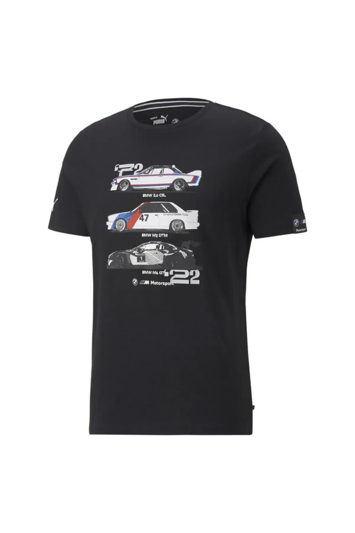 Puma Bmw Mms Graphıc M Tee Siyah Erkek T-Shirt