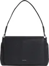 Calvin Klein CK MUST SATCHEL_MONO, BEH Siyah Kadın Çanta