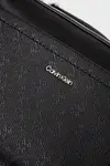 Calvin Klein CK MUST AOP DOUBLE STRAPS CAMERA Siyah Kadın El Çantası