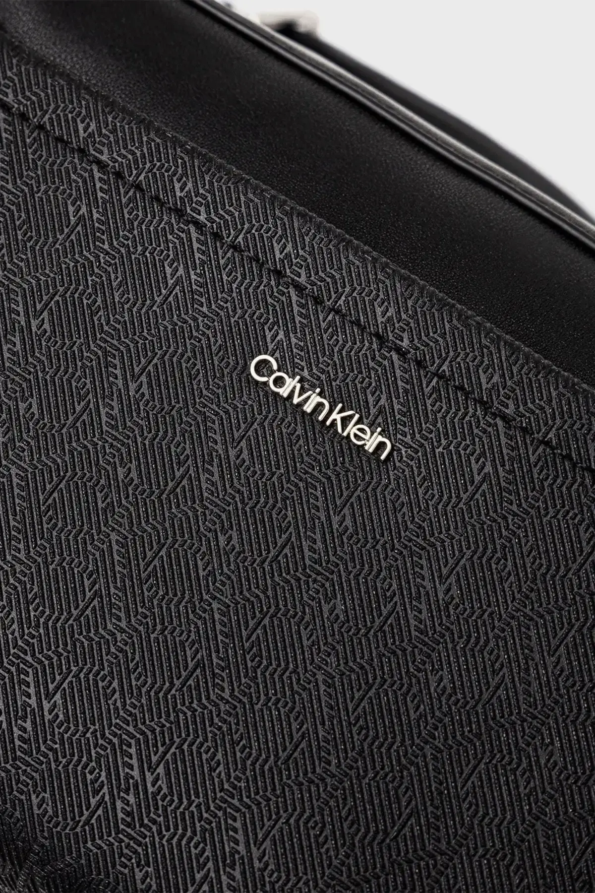 Calvin Klein CK MUST AOP DOUBLE STRAPS CAMERA Siyah Kadın El Çantası