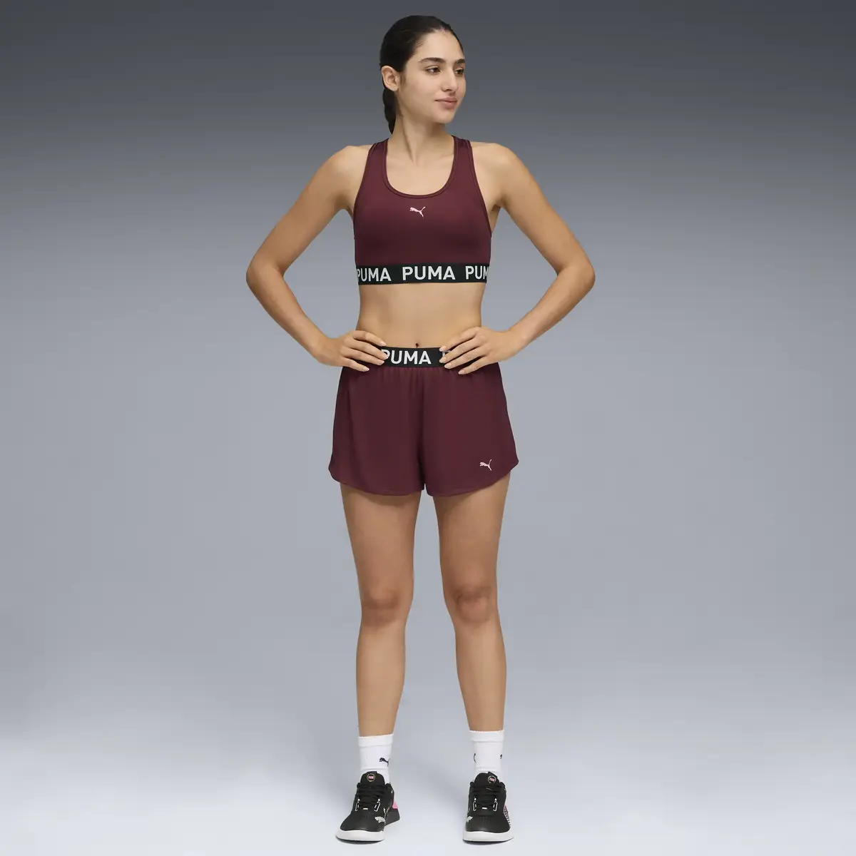 Puma 4KEEPS STRONG BRA - MID Bordo Bra