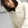 Puma DARE TO Cropped Hoodie Bej Kadın Hoodie