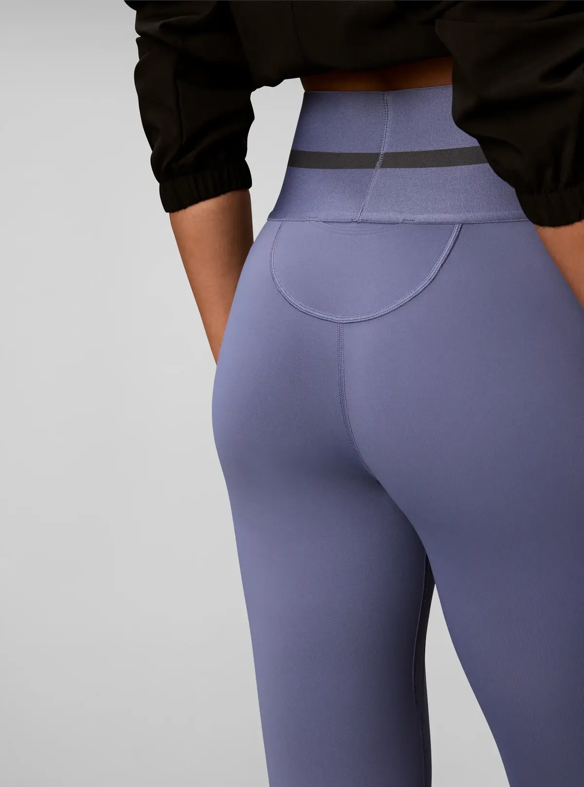 Calvin Klein ICON SPORT WIDE WB 7, C53 Mor Kadın Tayt