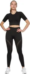 Calvin Klein WO - Legging (7/8) Kadın Siyah Tayt
