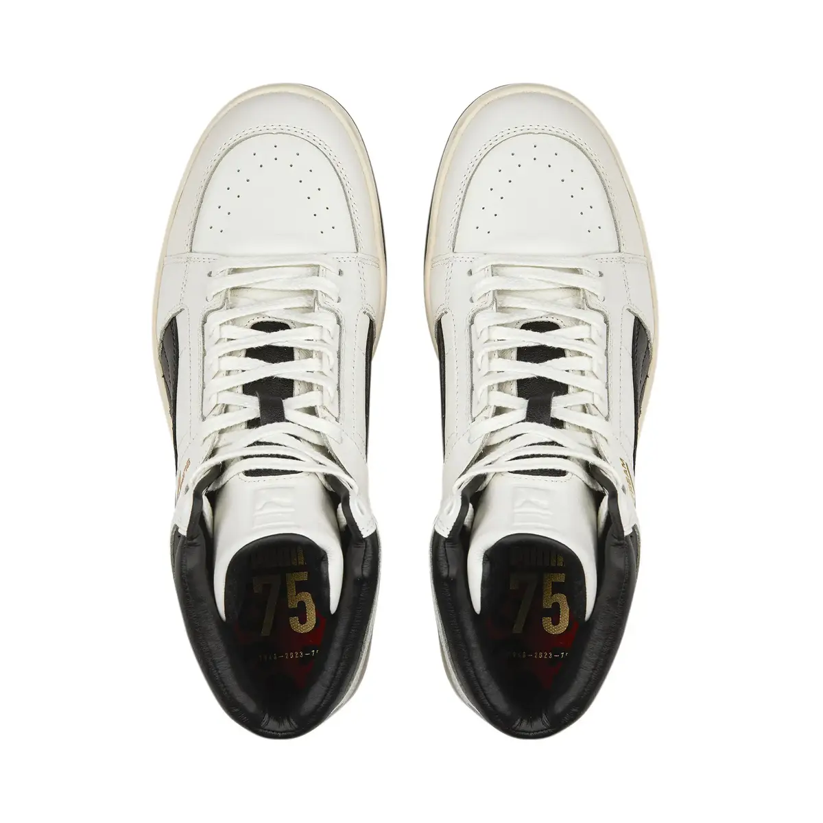 Puma SLIPSTREAM MID 75Y PRM Blanc de Blanc-PU Siyah-Beyaz Erkek Günlük Spor Ayakkabı