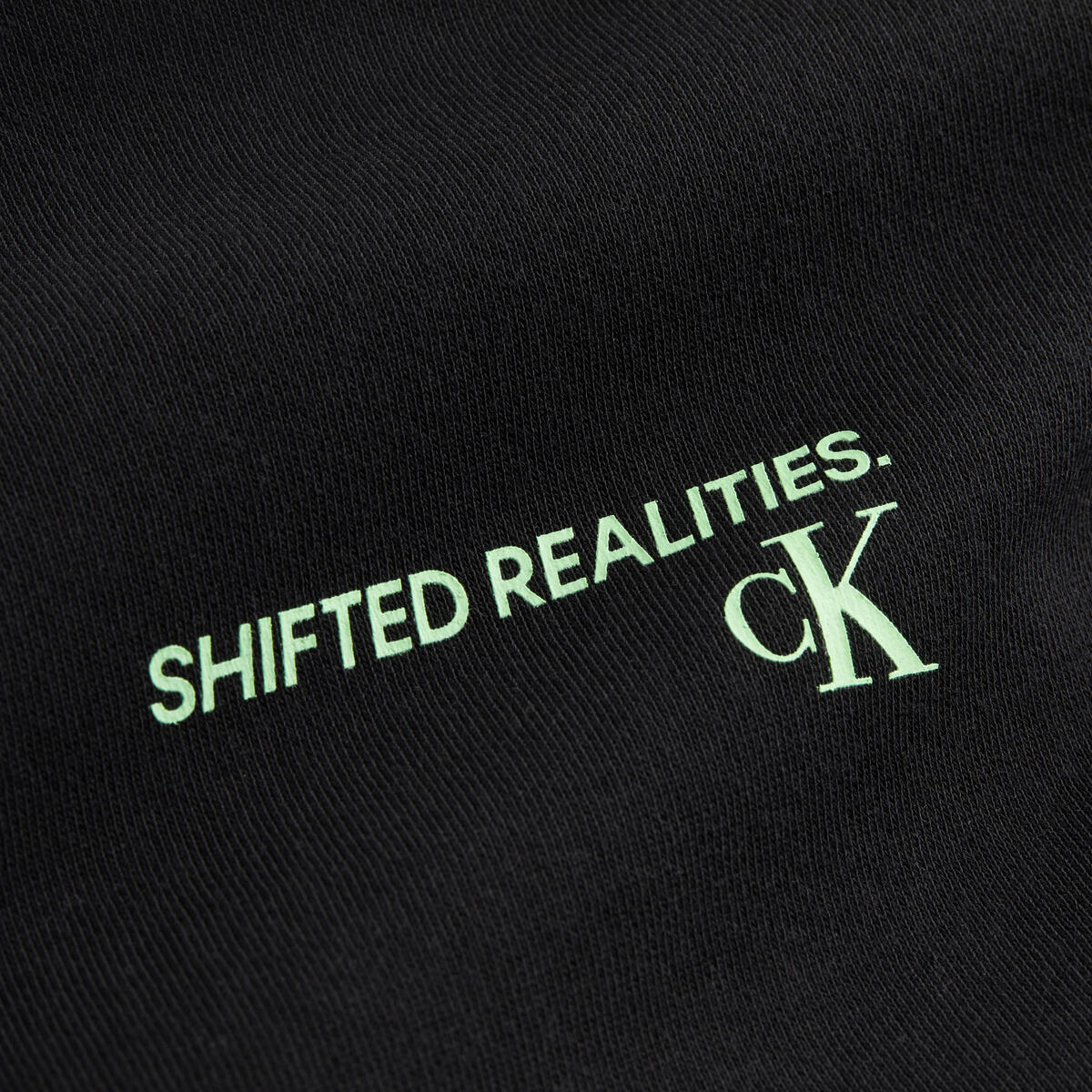 Calvin Klein HYPER REAL LANDSCAPE Erkek Siyah Hoodie