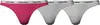 Calvin Klein THONG 3PK Kadın Gri Tanga Set