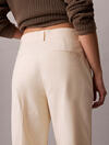 Calvin Klein STRAIGHT LEG STRETCH, F7J, 4 Kadın Krem Chino Pantolon