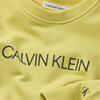Calvin Klein INSTITUTIONAL LOGO S Erkek Sarı Sweatshirt