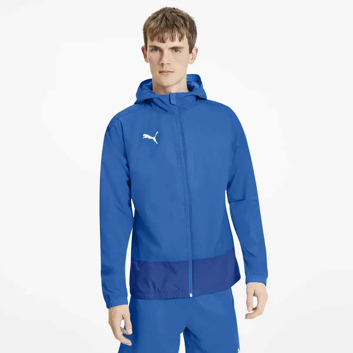 Puma teamGOAL 23 TRG Rain Jacket Beyaz Erkek Ceket
