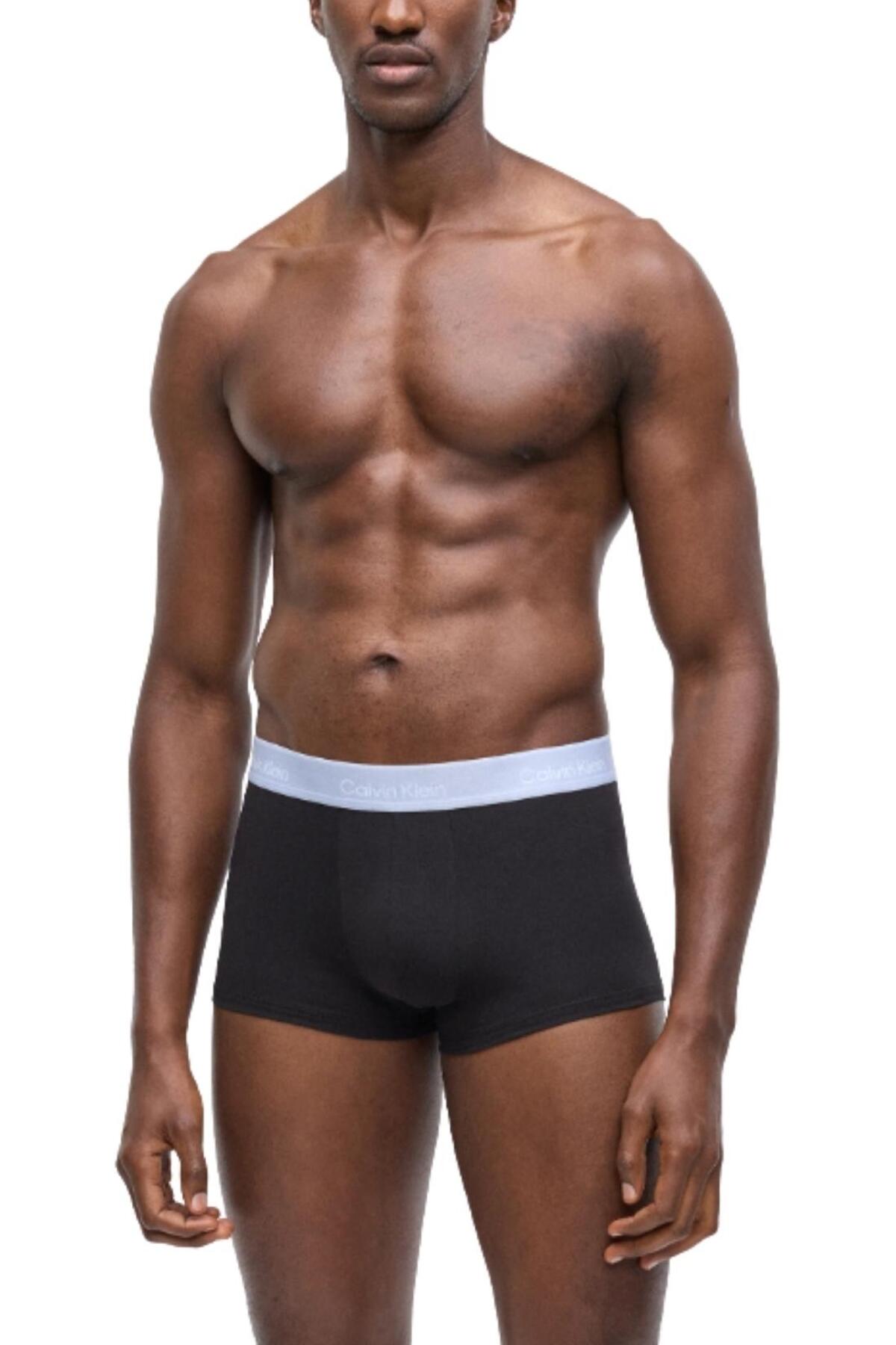 Calvin Klein LOW RISE TRUNK 3PK Mavi Erkek Boxer