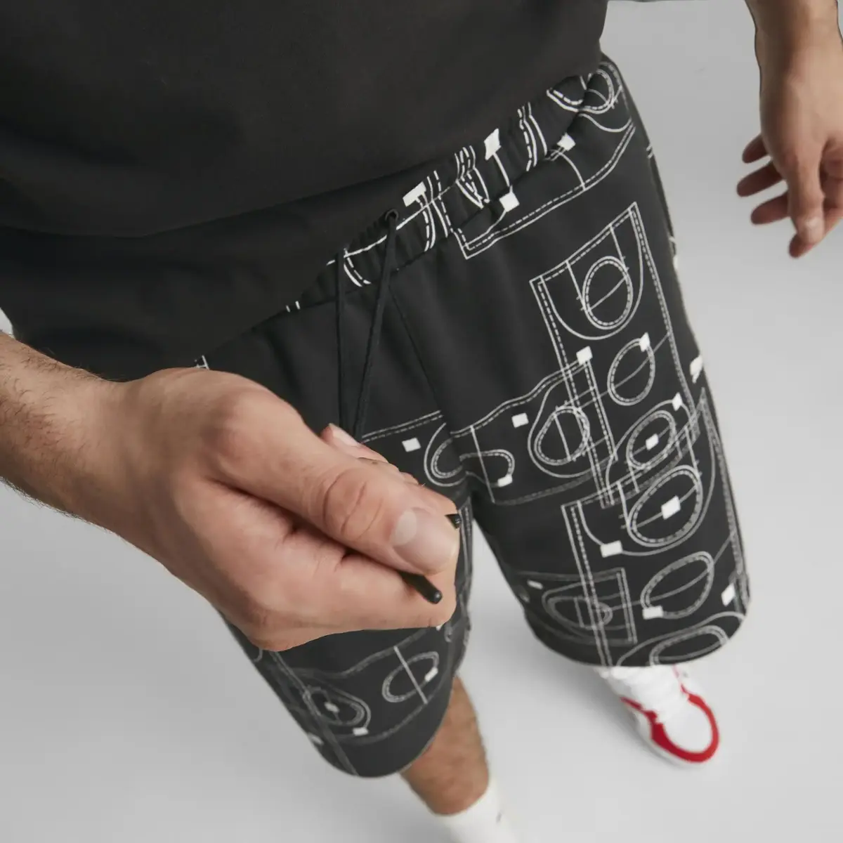 Puma Courtside Booster Erkek Siyah Basketbol Şortu