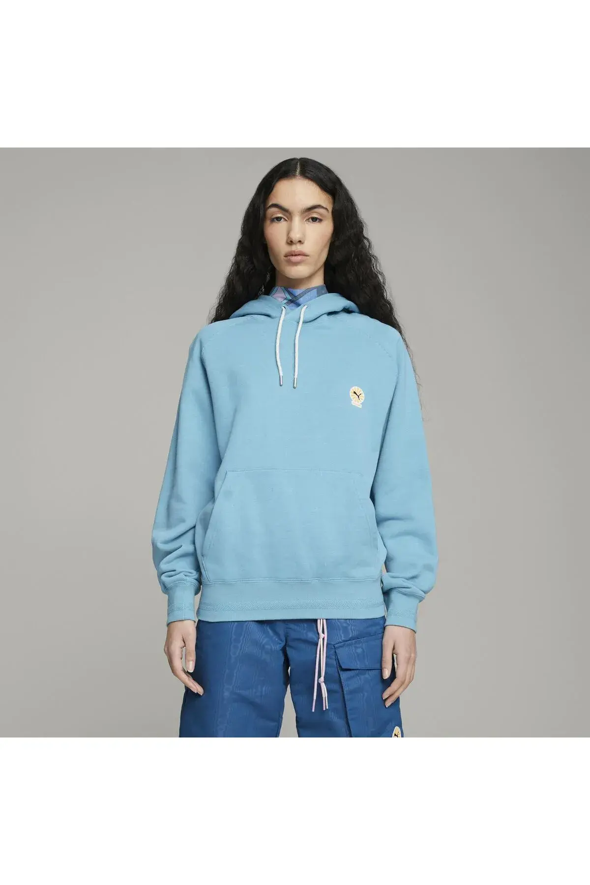 Puma PUMA x PALOMO Hoodie Mavi Erkek Hoodie