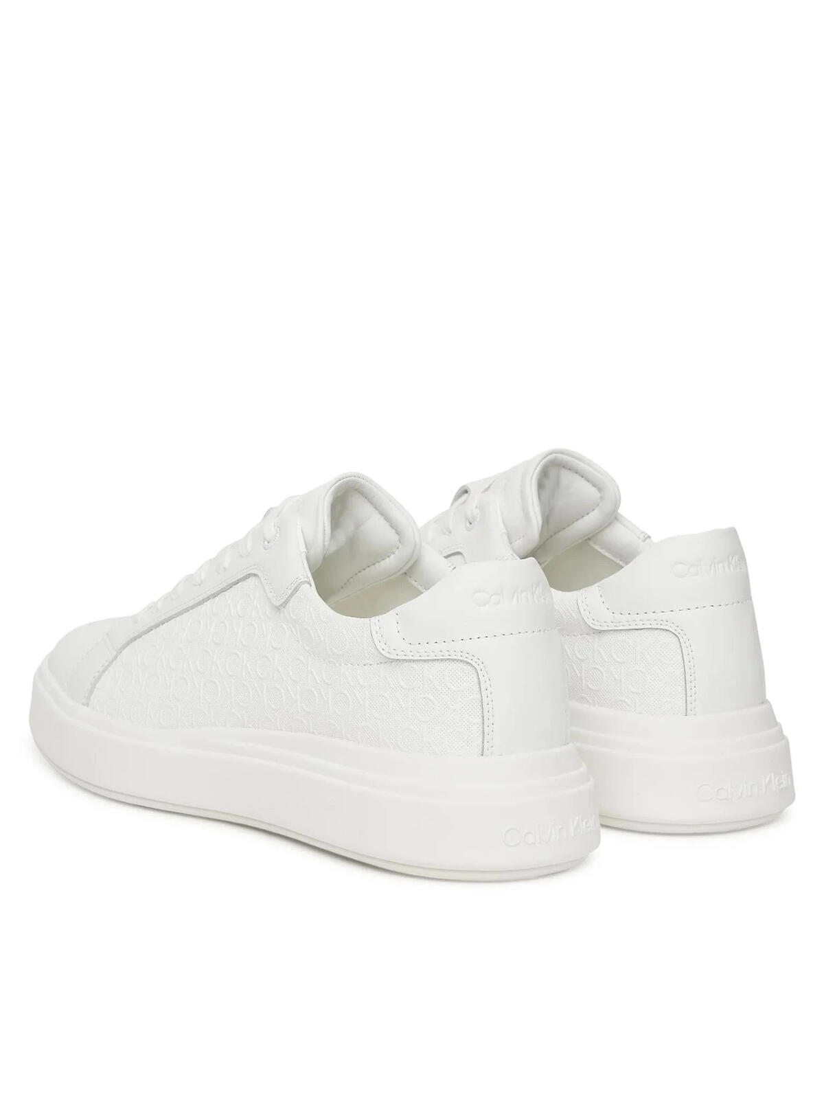 Calvin Klein CHUNKY LOW TOP LACE UP MONO Beyaz Erkek Günlük Spor Ayakkabı