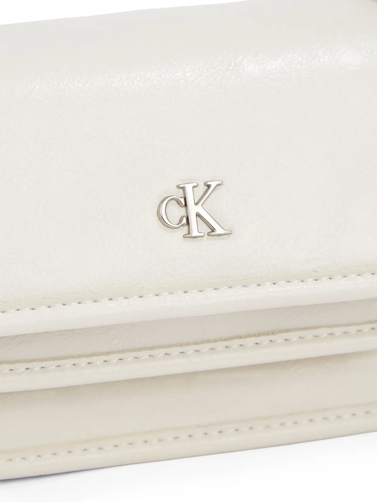 Calvin Klein CHAIN EW FLAP CONV C, 67U Gri Kadın Çanta & Cüzdan