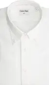 Calvin Klein KNITTED PIQUE BD SLI Erkek Beyaz Gömlek