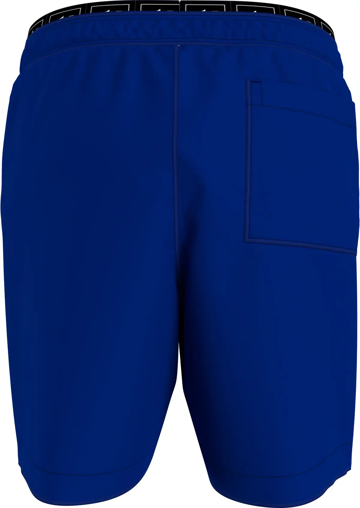 Calvin Klein MEDIUM DOUBLE WAISTB Erkek Mavi Deniz Şortu