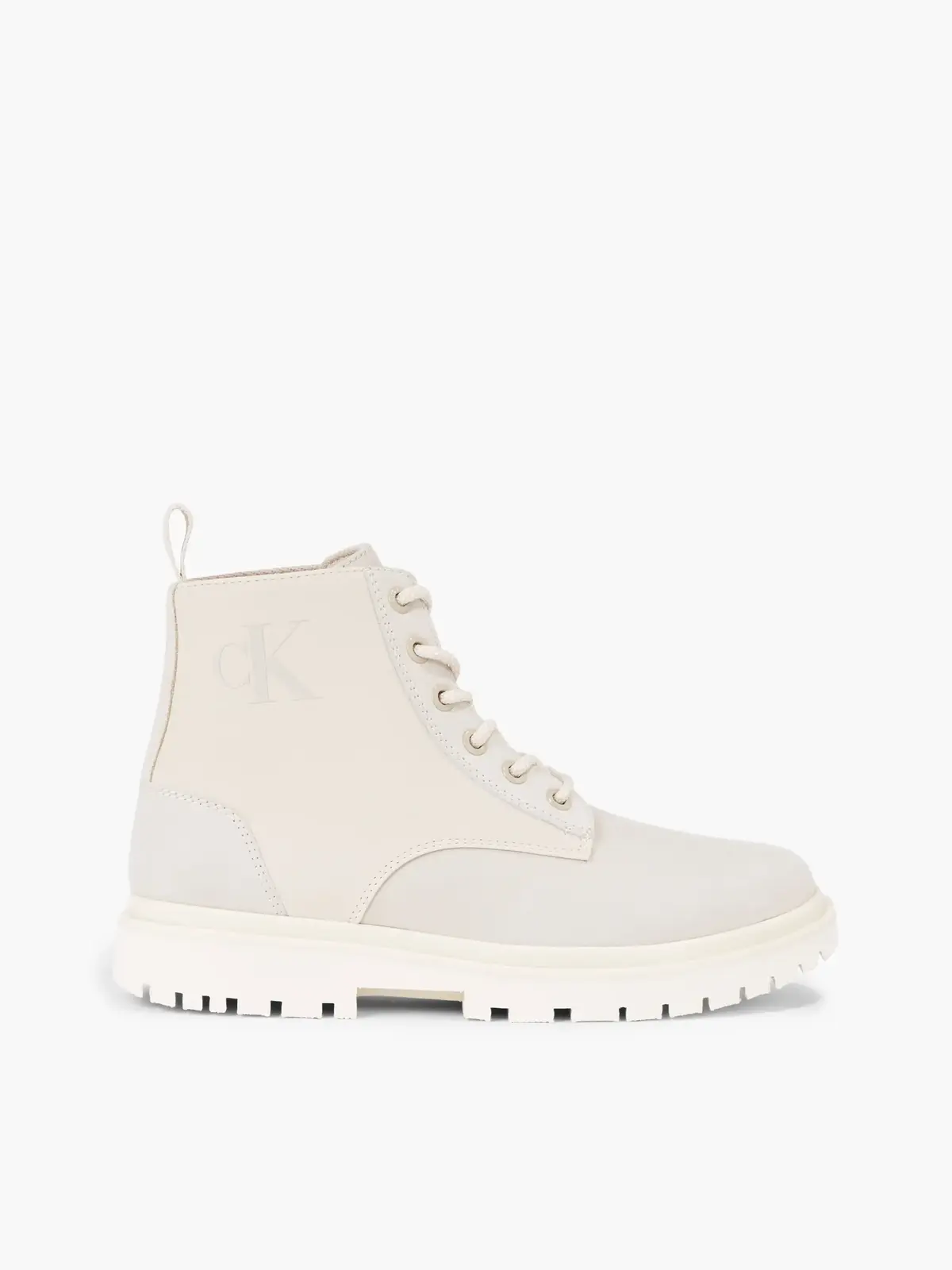 Calvin Klein EVA MID LACEUP BOOT Kadın Krem Bot