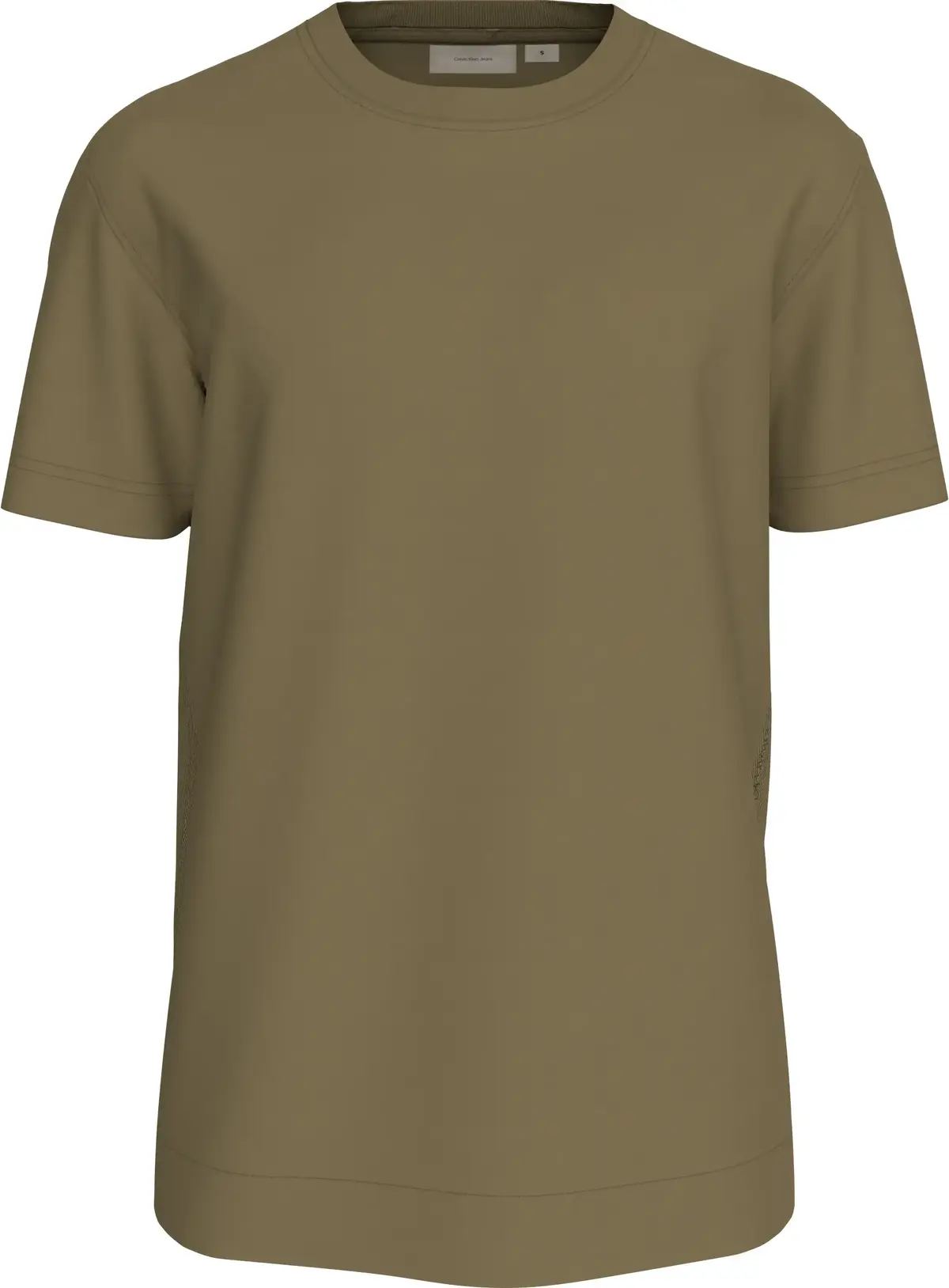 Calvin Klein LOGO TAPE TEE, LFF Kahverengi Erkek T-Shirt & Polo